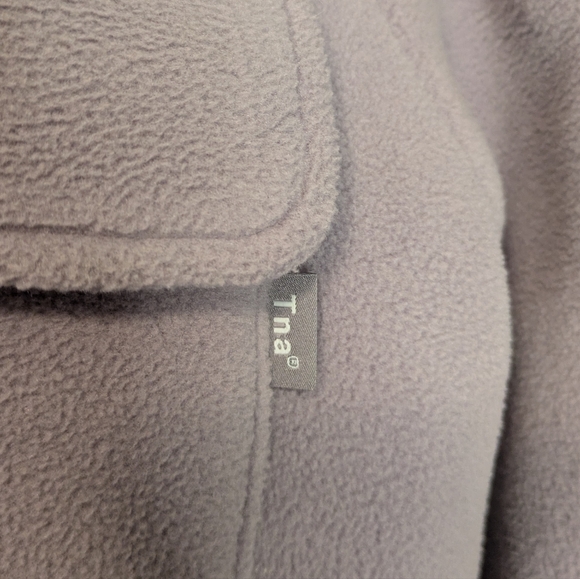 TNA Aritzia Polar Shirt Jacket In Purple Ash - Picture 7 of 13